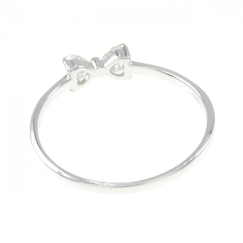 Nhẫn kim cương K18WG hình ruy băng 0.36CT 667875