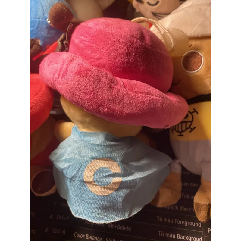 Gấu bông Tony Tony Chopper mũ hồng size 20cm 994501
