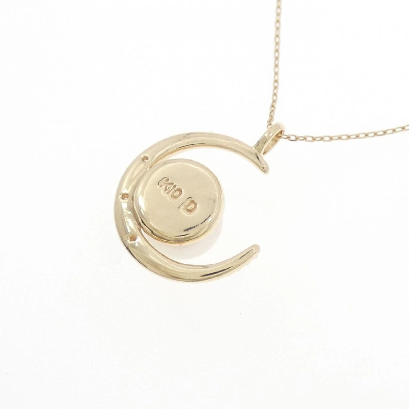 K10YG Mặt trăng Akoya Pearl Dây chuyền 6.5mm - Hàng hiệu Chính hãng 856510