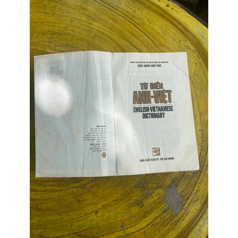 TỪ ĐIỂN ANH - VIỆT ENGLISH- VIETNAMESE DICTIONARY 1995 (b) 730721