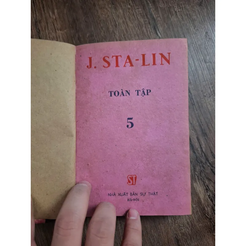 Toàn Tập - Tập 5 - J. Sta-lin (Iosif Stalin) - Chính trị/Lịch sử 727460