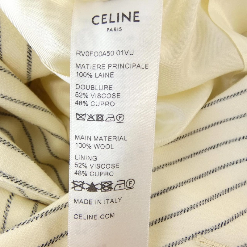 Celine CELINE Áo khoác kẻ sọc Car Naviga RV0FO0A50 - Hàng hiệu Chính hãng 897824