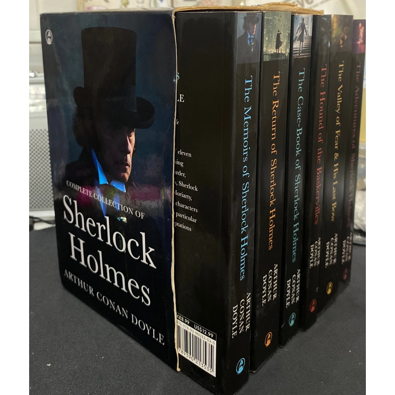 Bộ truyện đọc tiếng Anh: Sherlock Holmes Series Complete Collection (Bộ 6 tập) 462020