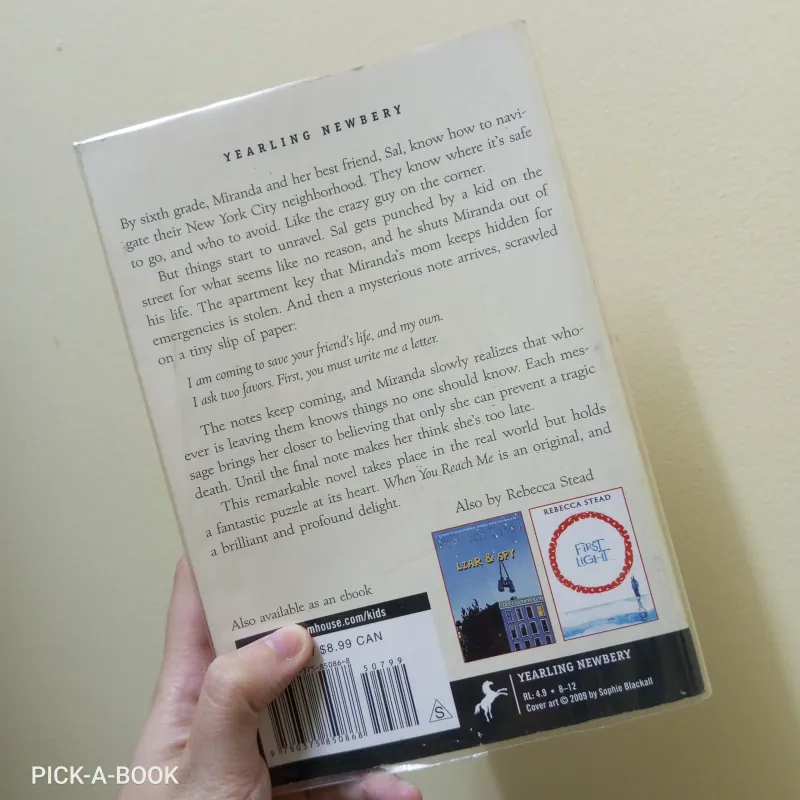 Tiểu thuyết Tiếng Anh trẻ em đạt giải Newbery When You Reach Me - Rebecca Stead 992110
