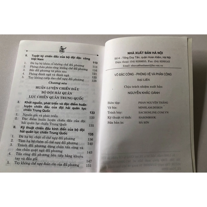 VÕ ĐẶC CÔNG PHÒNG VỆ VÀ PHẢN CÔNG -158 TRANG, NXB: 2009 297699