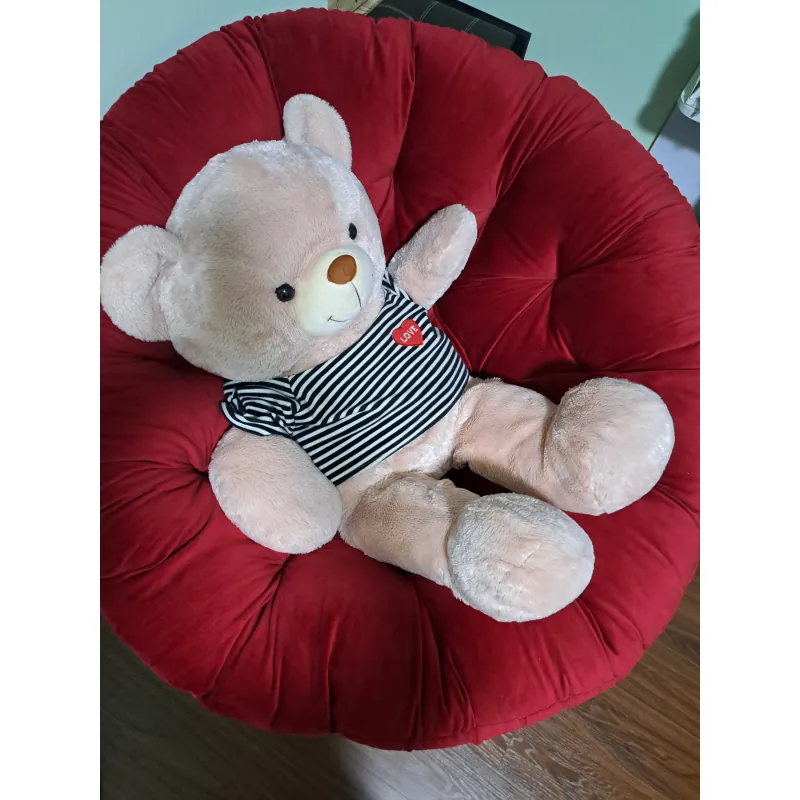 Ghế papasan 1m2 kèm gối decor nhà cửa khung mây nhựa chắc chắn 776859