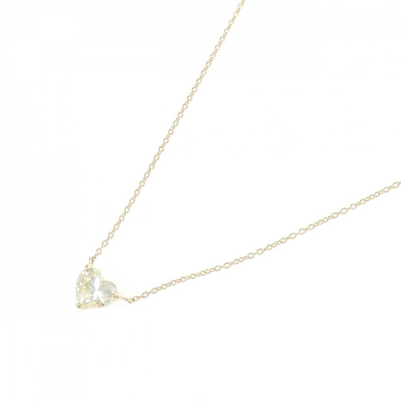 K18YG Dây chuyền kim cương 1.066CT VLY SI1 hình trái tim - Hàng hiệu Chính hãng 871957