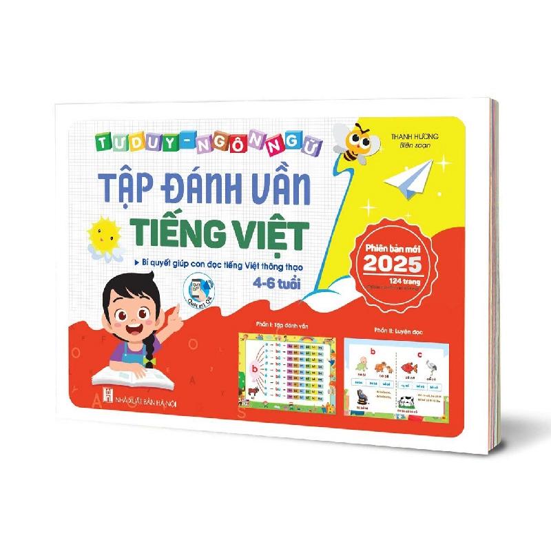 Sách - Tập đánh vần Tiếng Việt Phiên bản 2025 kèm file đọc và video hướng dẫn ghép vần cho bé 4-6 tuổi 531115