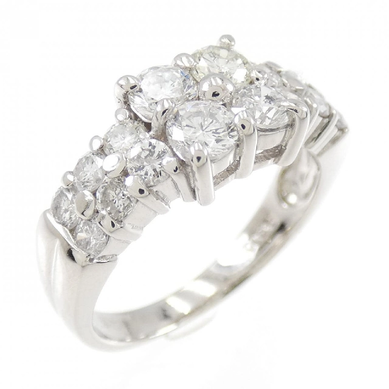 Nhẫn kim cương hoa PT900 1.05CT 670266