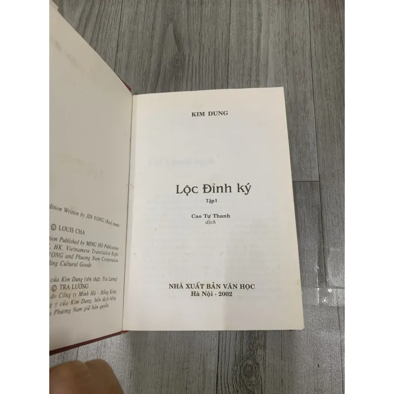 Lộc đỉnh ký. Bìa cứng. Bộ 5 tập. 4b5 1037018