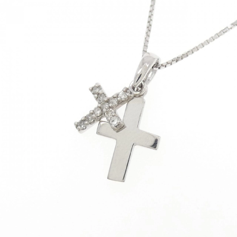 K14WG/K10WG Dây chuyền kim cương - Hàng hiệu Chính hãng 858496