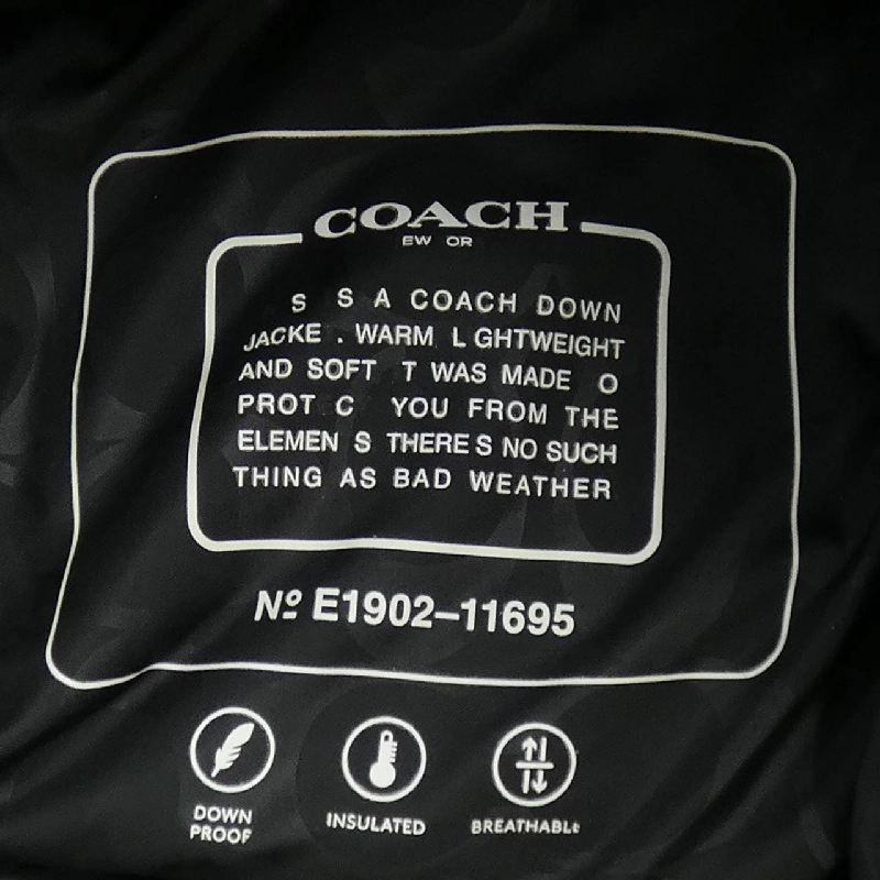 Áo khoác lông vũ COACH 631109