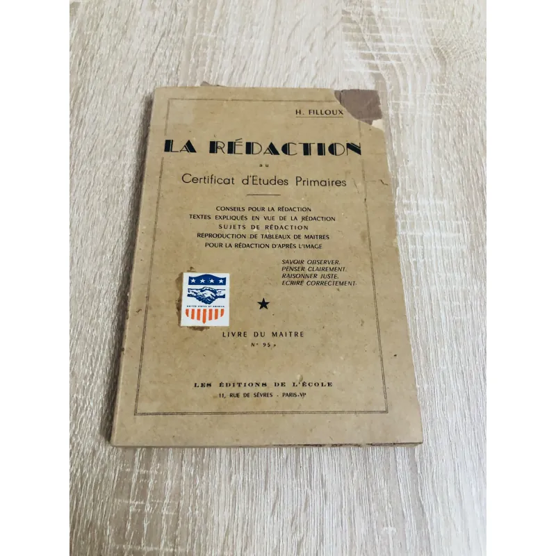 La Rédaction – Sách dạy tập làm văn tiếng Pháp xưa 971683