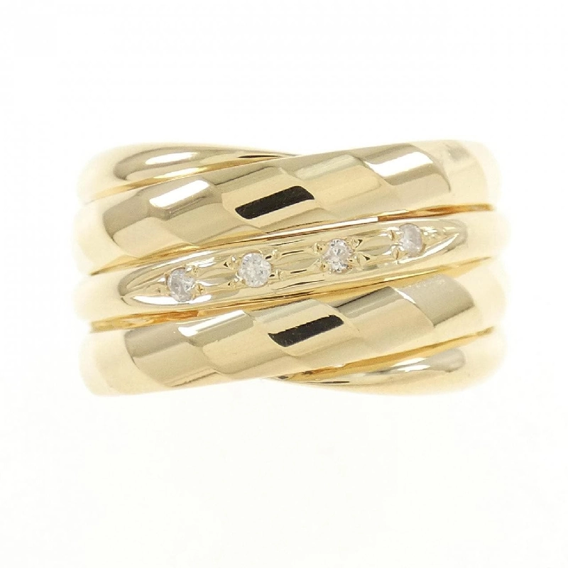 Nhẫn kim cương K18YG - Hàng hiệu Authentic 855790