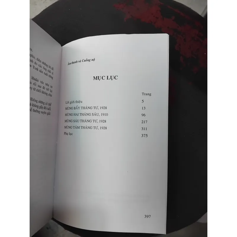 Âm thanh và cuồng nộ của William Faulkner 975211