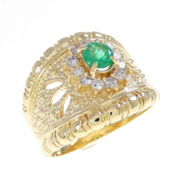 Nhẫn Emerald K18YG 0.26CT - Hàng hiệu Chính hãng 852350
