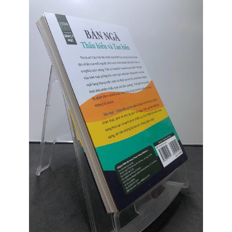 Bản ngã Thấu hiểu và tan biến 2021 mới 85% ố bẩn nhẹ góc bìa David R Hawkins MD, PhD HPB2307 TÂM LÝ 458796