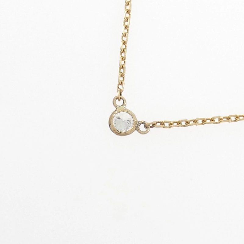 K18YG Solitaire Dây chuyền kim cương 0.12CT - Hàng hiệu Chính hãng 859888