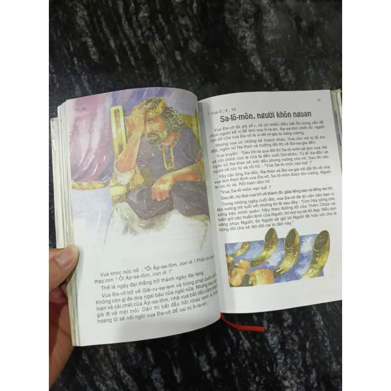 Kể truyện Kinh thánh cho thiếu niên (sách dày, tranh màu) 926636