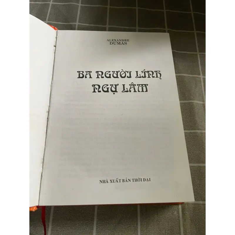 BA CHÀNG LÍNH NGỰ LÂM,  Alexandre Dumas, BÌA CỨNG 556959