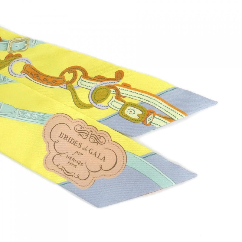 【Sản phẩm chưa sử dụng】Khăn quàng cổ Hermes BRIDES DE GALA APPLIQUE 063940S 624757