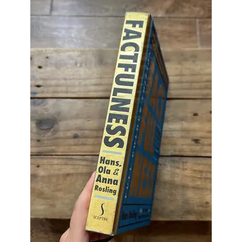 Factfulness - Hans Rosling & Ola Rosling (Bìa cứng khổ to, in màu toàn bộ, giáy láng) 730851