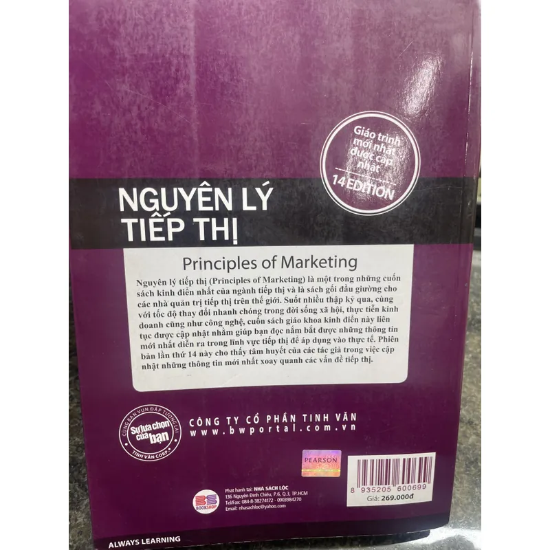 Nguyên lý tiếp thị Philip Kotler và Gary Amstrong 737810