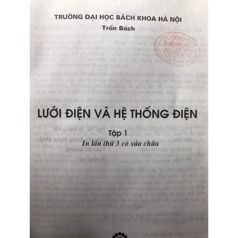 LƯỚI ĐIỆN & HỆ THỐNG ĐIỆN( Full bộ 3 Tập) 462207
