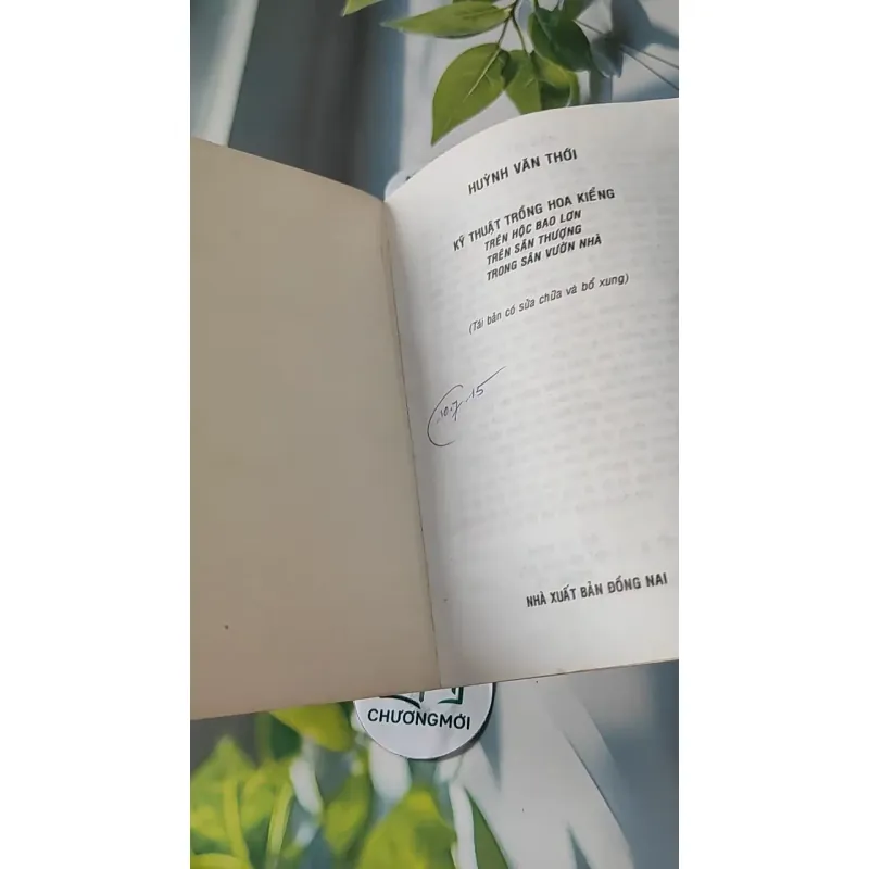 Kỹ Thuật Trồng Hoa Kiểng - Huỳnh Văn Thới 727272