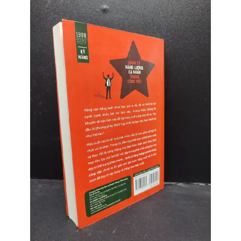 [Phiên Chợ Sách Cũ] Quản lý năng lượng cá nhân trong công việc - 8 thói quen để duy trì tập trung và nâng cao hiệu suất năm 2022 2303 418008