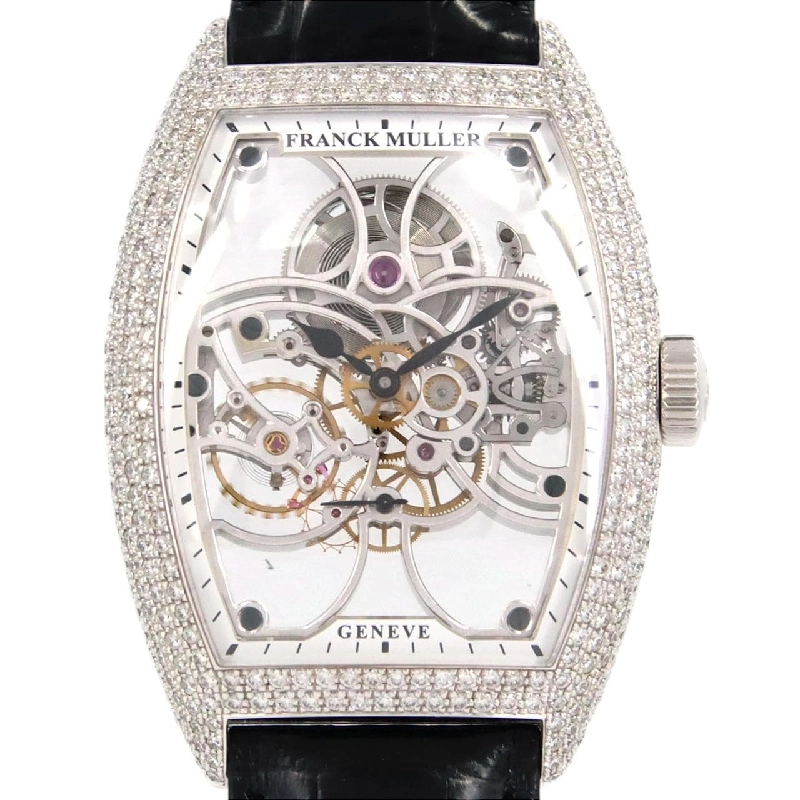 Đồng hồ Frank Muller Vanguard 7 Days Power Reserve Skeleton WG/4D 8880BS6SQTD WG Cơ - Hàng hiệu Chính hãng 880089