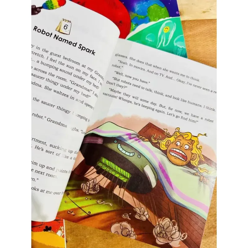 SÁCH KHOA HỌC - ONE STORY A DAY FOR SCIENCE TRỌN BỘ 4 CUỐN FULL MÀU KÈM FILE NGHE 960213