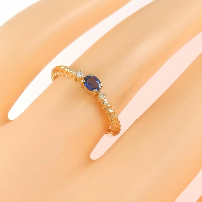 Nhẫn Sapphire K18YG - Hàng hiệu Chính hãng 850585