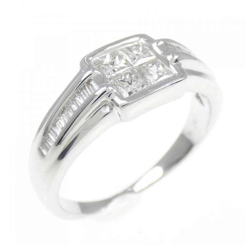 Nhẫn kim cương K18WG 0.50CT 671046