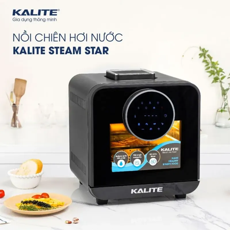 Nồi chiên hơi nước KALITE STEAM STAR 15 lít, đa năng 715973