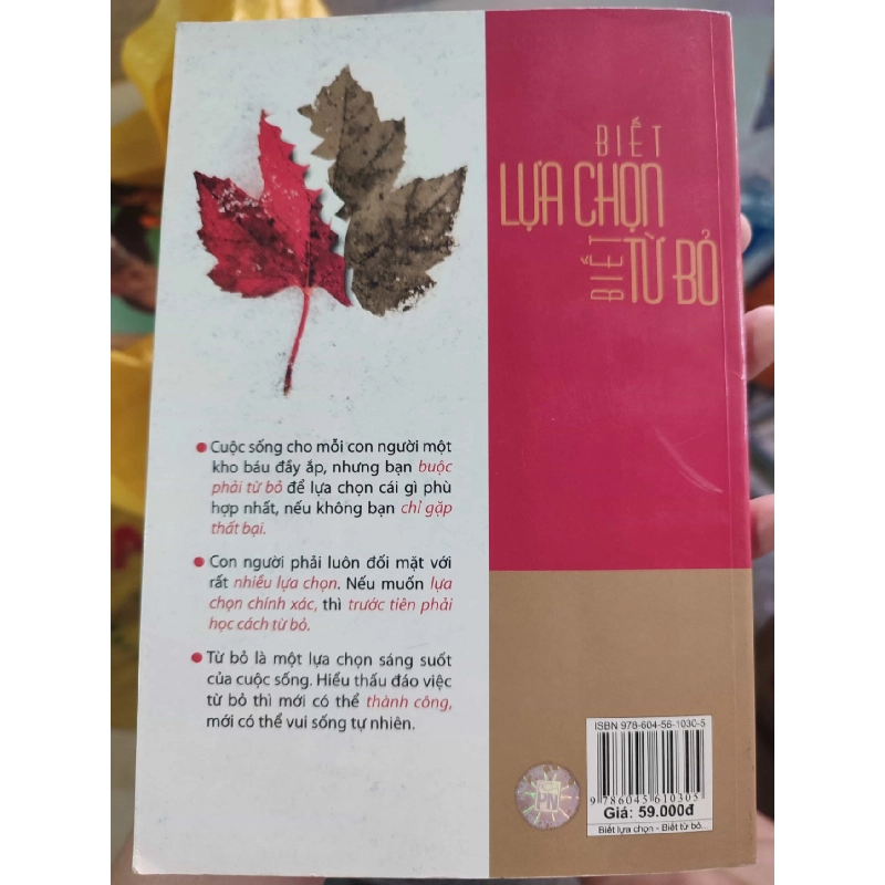 Biết lựa chọn biết từ bỏHCM01/03 910296