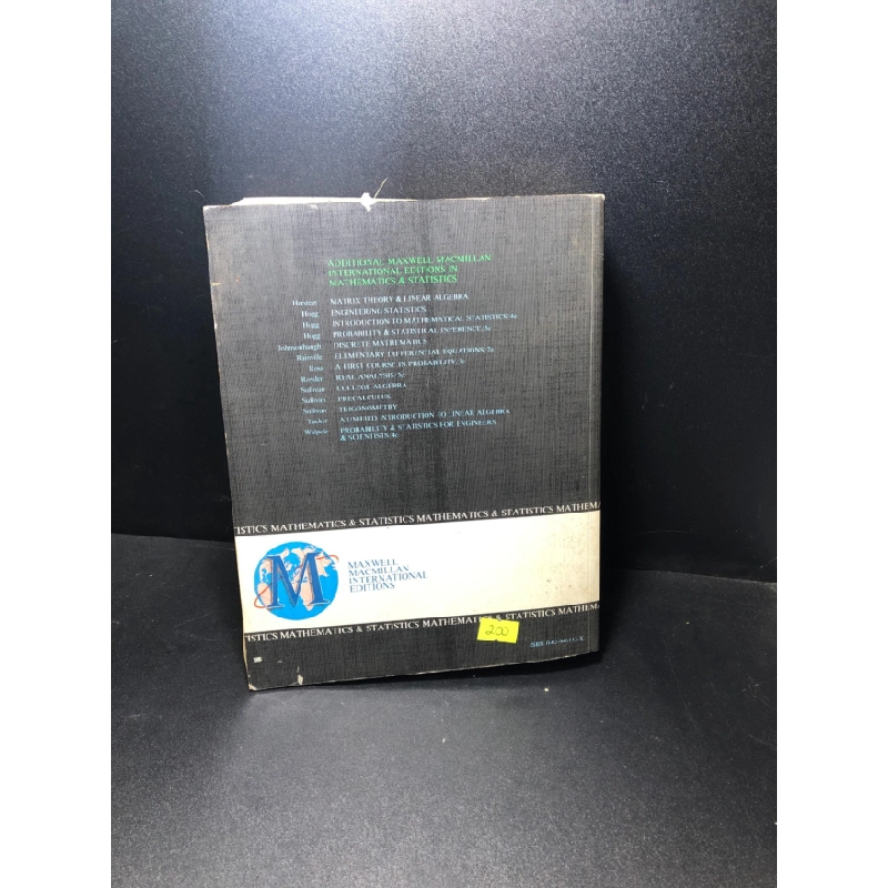[Phiên Chợ Sách Cũ] Statistics for the engineering and computer sciences second editionvà 2303 417055