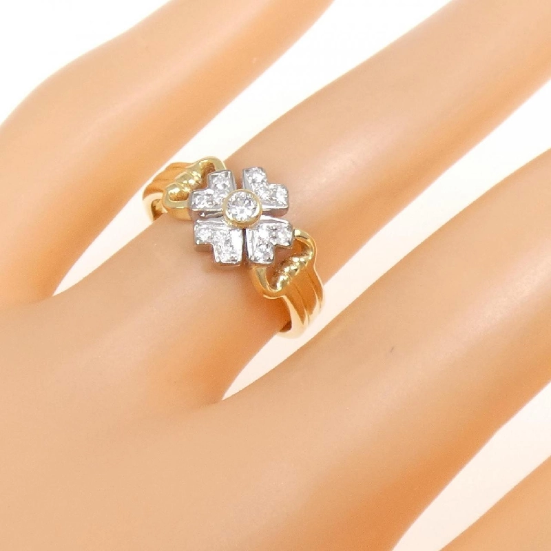 Nhẫn kim cương 750YG/750WG 672707