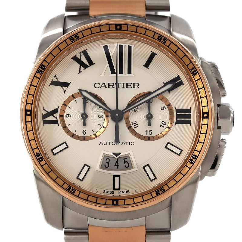Cartier Calibre de Cartier Chrono PG Combi W7100042 SSxPG Automatic - Hàng hiệu Chính hãng 881413