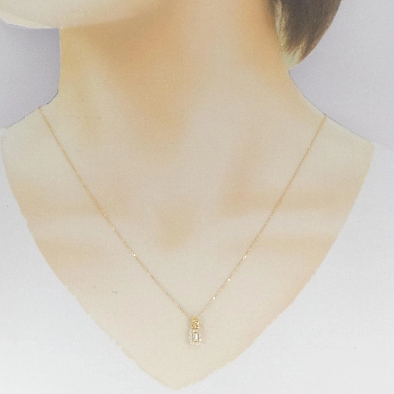 K18YG Dây chuyền kim cương 0.15CT - Hàng hiệu Chính hãng 861484