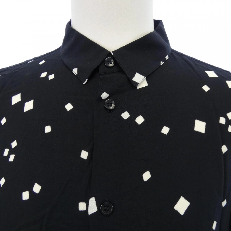 SAINT LAURENT 601070 Y1A79 Áo Sơ Mi Ngắn Tay - Hàng hiệu Chính Hãng 881255