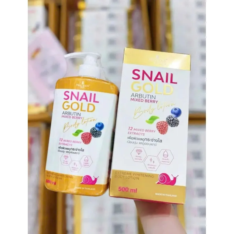 Sữa Dưỡng Thể Trắng Da Body Snail Gold Mix 12 Berry Body Lotion 500ml 562021