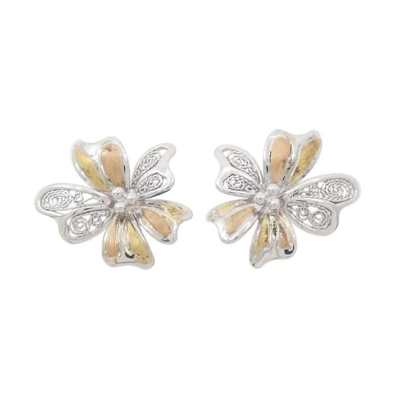 K14WG/K18YG/K18PG Bông tai hoa - Hàng hiệu Authentic 871089