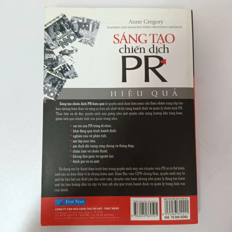 Sáng tạo chiến dịch PR hiệu quả - Anne Gregory 926723