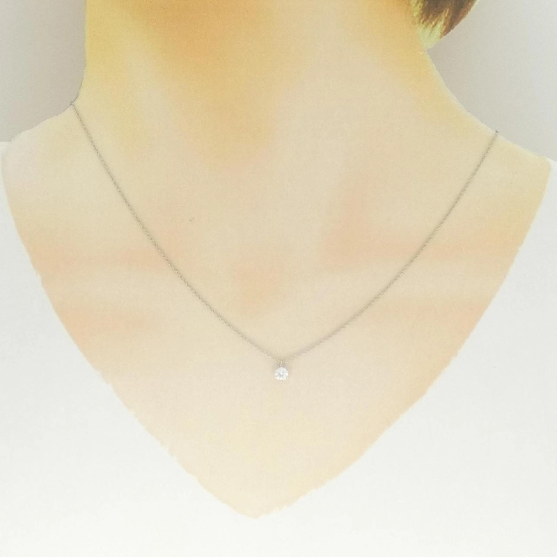 Dây chuyền kim cương PT900/PT850 0.213CT D VVS1 3EXT H&C - Hàng hiệu Chính hãng 874766