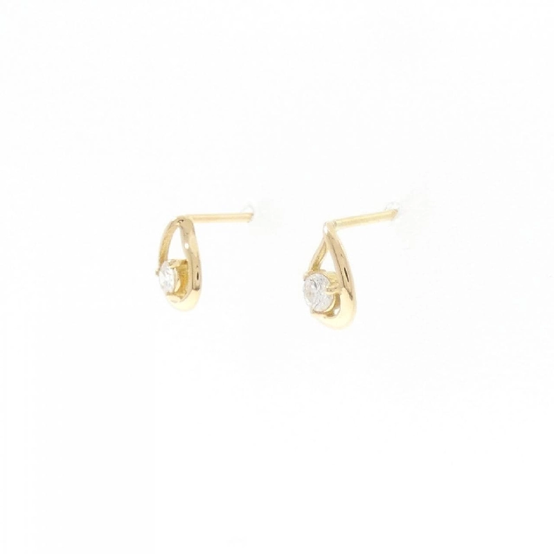 K18YG Bông tai kim cương 0.10CT - Hàng hiệu Chính hãng 868319