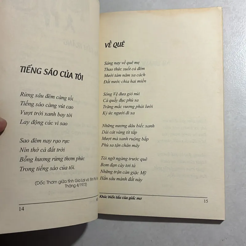 Khúc biến tấu của giấc mơ - Nguyễn Văn Tám (có chữ ký tác giả) 736561