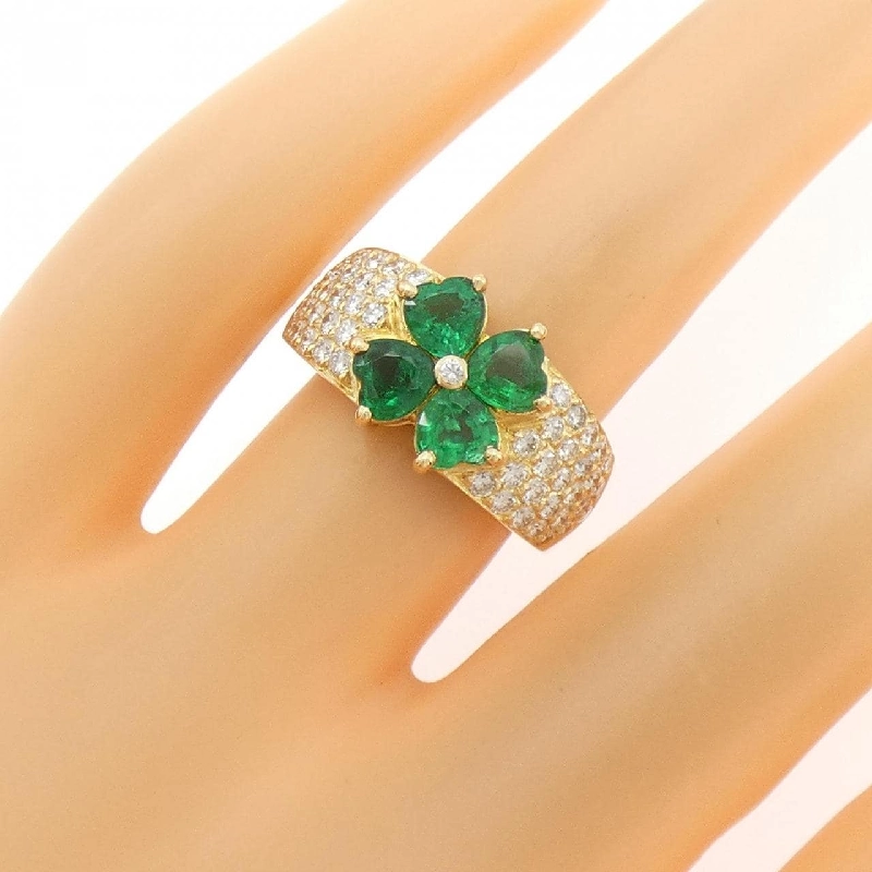 Nhẫn ngọc lục bảo 1.17CT - Hàng hiệu Authentic Van Cleef & Arpels 835627