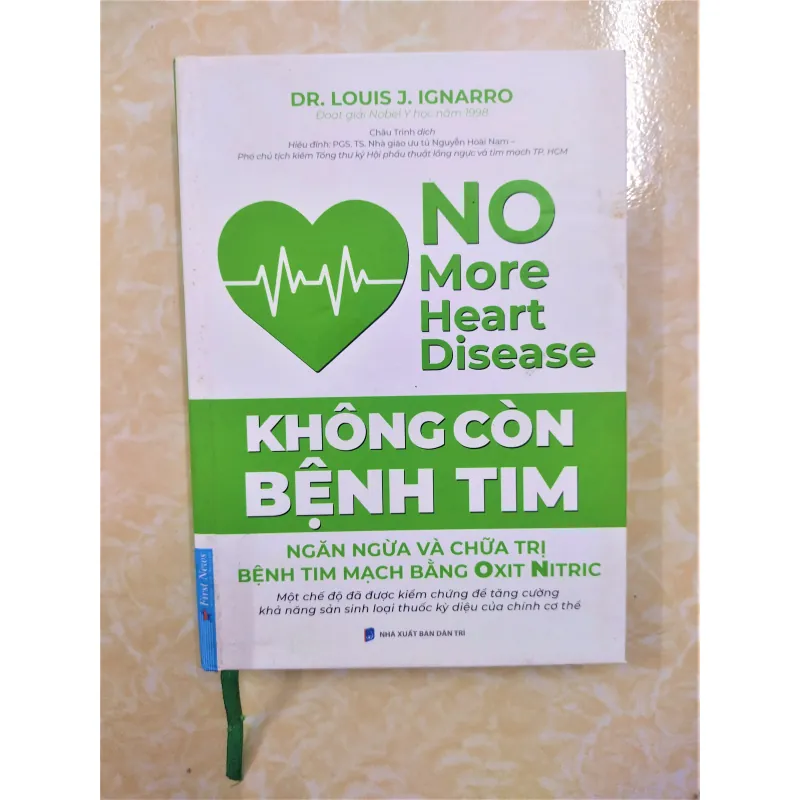 Sách: Không còn bệnh tim - DR Louis J. Ignarro 751237