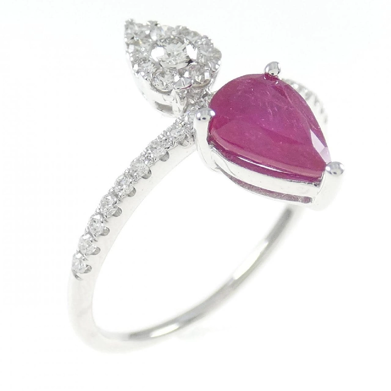 Nhẫn ruby K18WG 0.86CT 672224